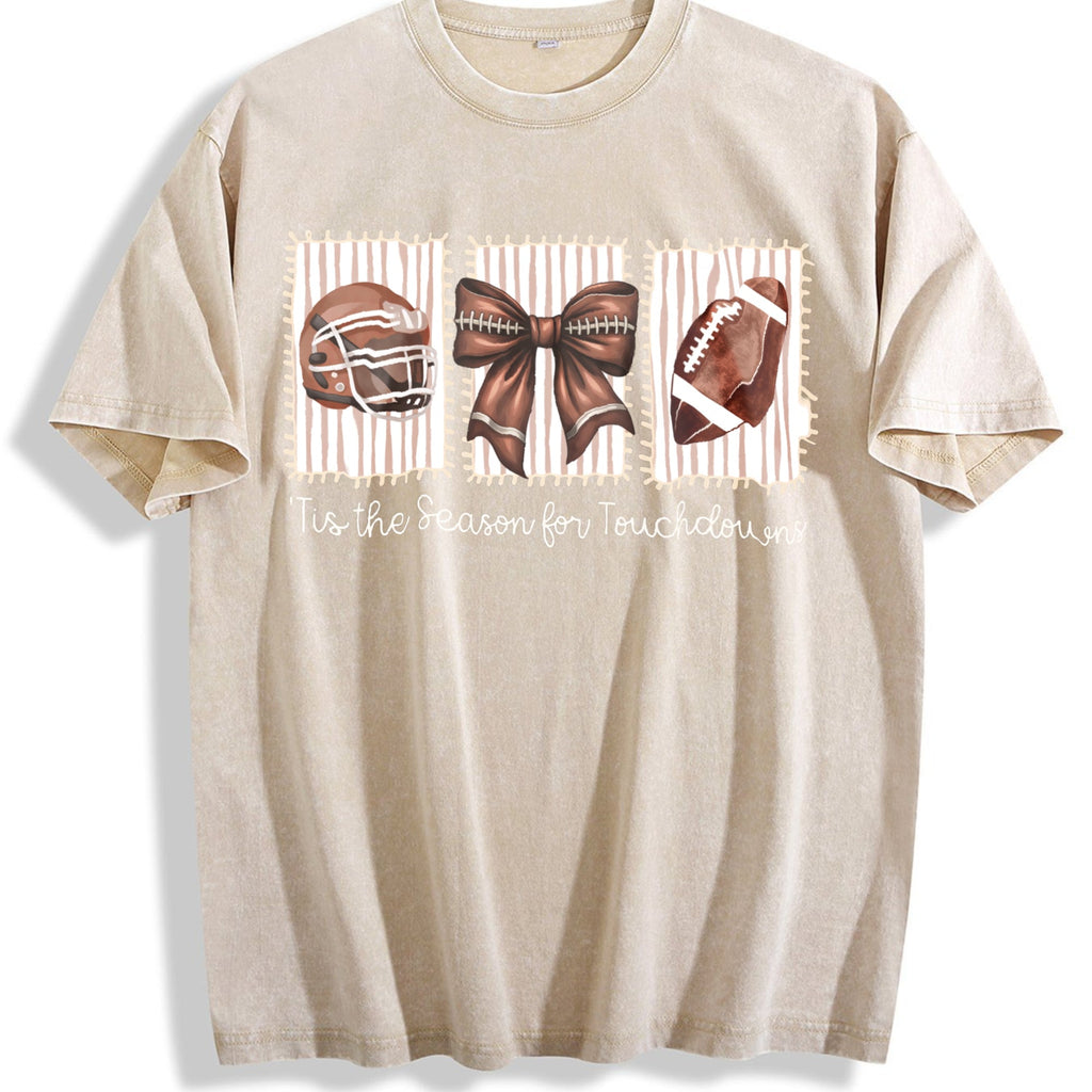 Football Vintage Washed T-Shirt product image 1