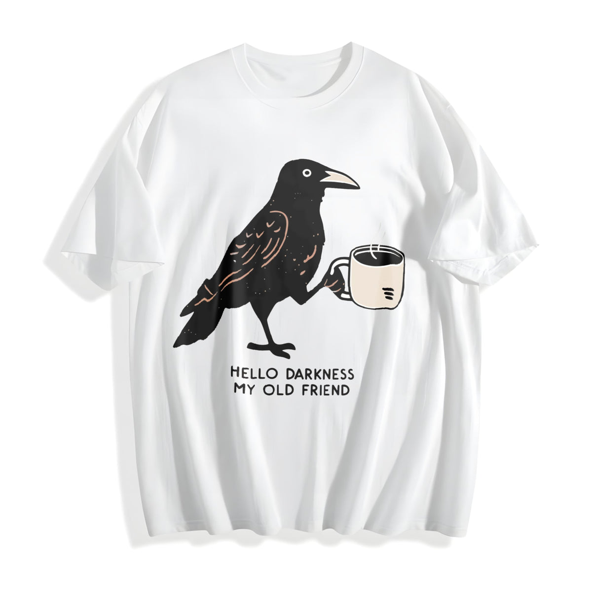 Hello Darkness My Old Friend Cotton T-Shirt product image 2