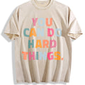 You Can Do Hard Things Vintage Washed T-Shirt product image 1