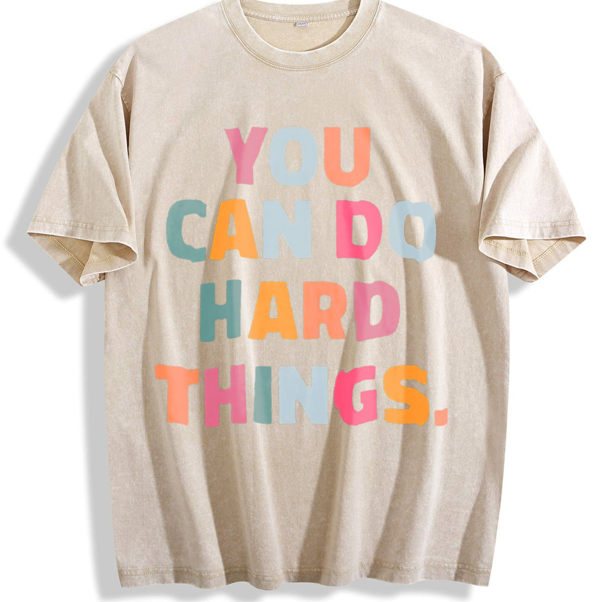 You Can Do Hard Things Vintage Washed T-Shirt product image 1