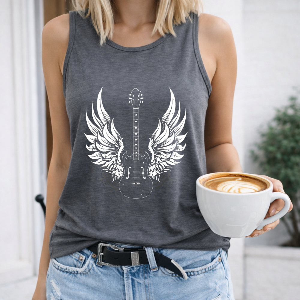 Guitar & Wing Women's Tank Top