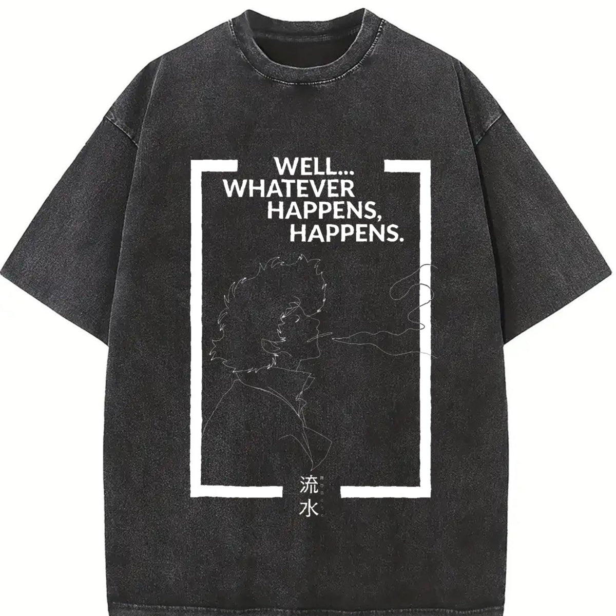 Cowboy Bebop Anime Vintage Washed T-Shirt product image 2