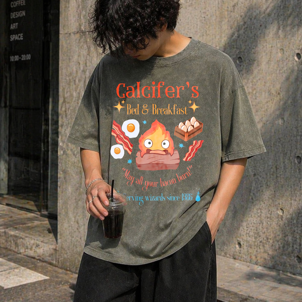 Howl's Moving Castle Inspired Calcifer's Bed Vintage Washed product image 4