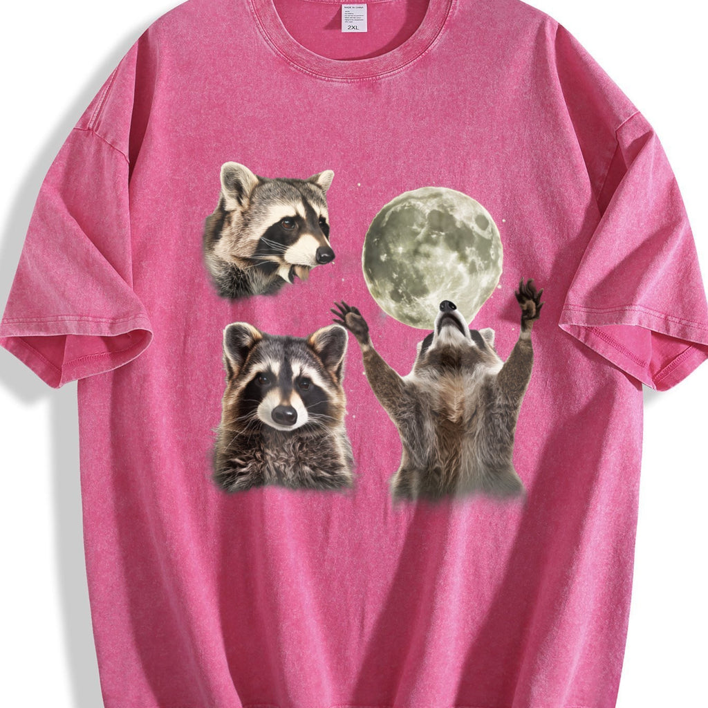 Three Raccoons 90s Vintage Washed T-Shirt product image 7