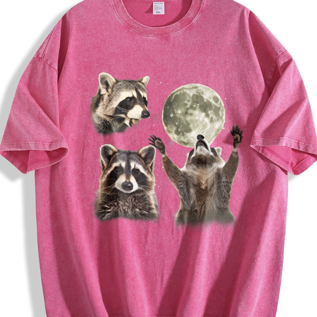 Three Raccoons 90s Vintage Washed T-Shirt product image 7
