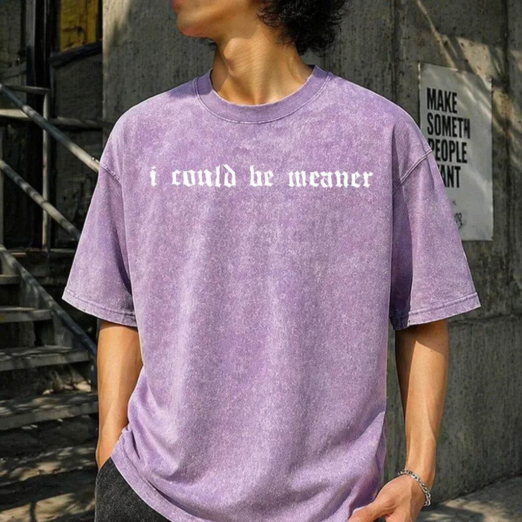 I Could Be Meaner Vintage Washed T-Shirt product image 6