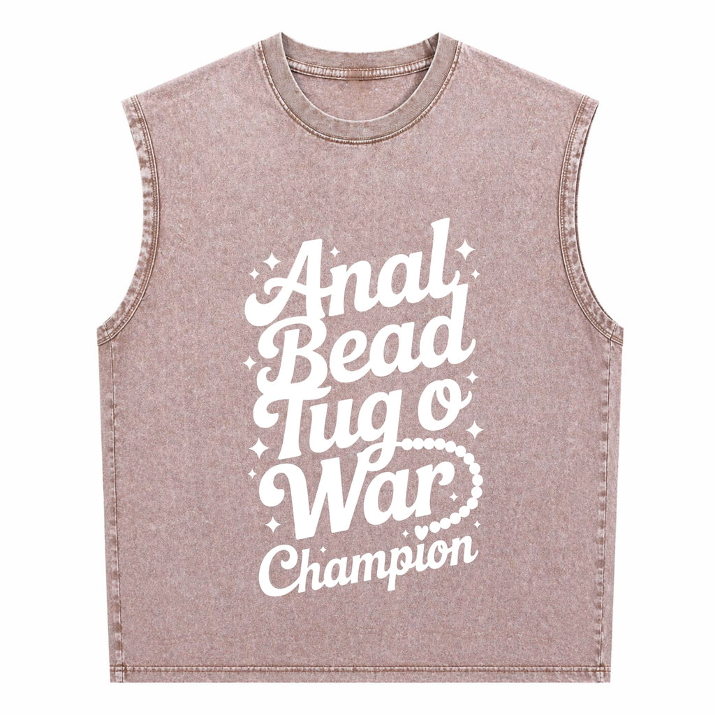 Embarrassing Naughty Funny Inappropriate Humor Men's Washed Tank Top