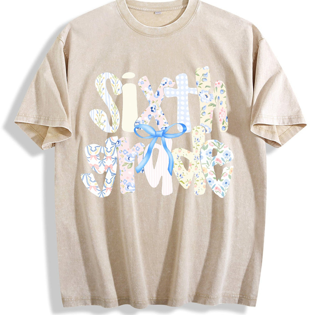 Sixth Grade Teacher Vintage Washed T-Shirt product image 1