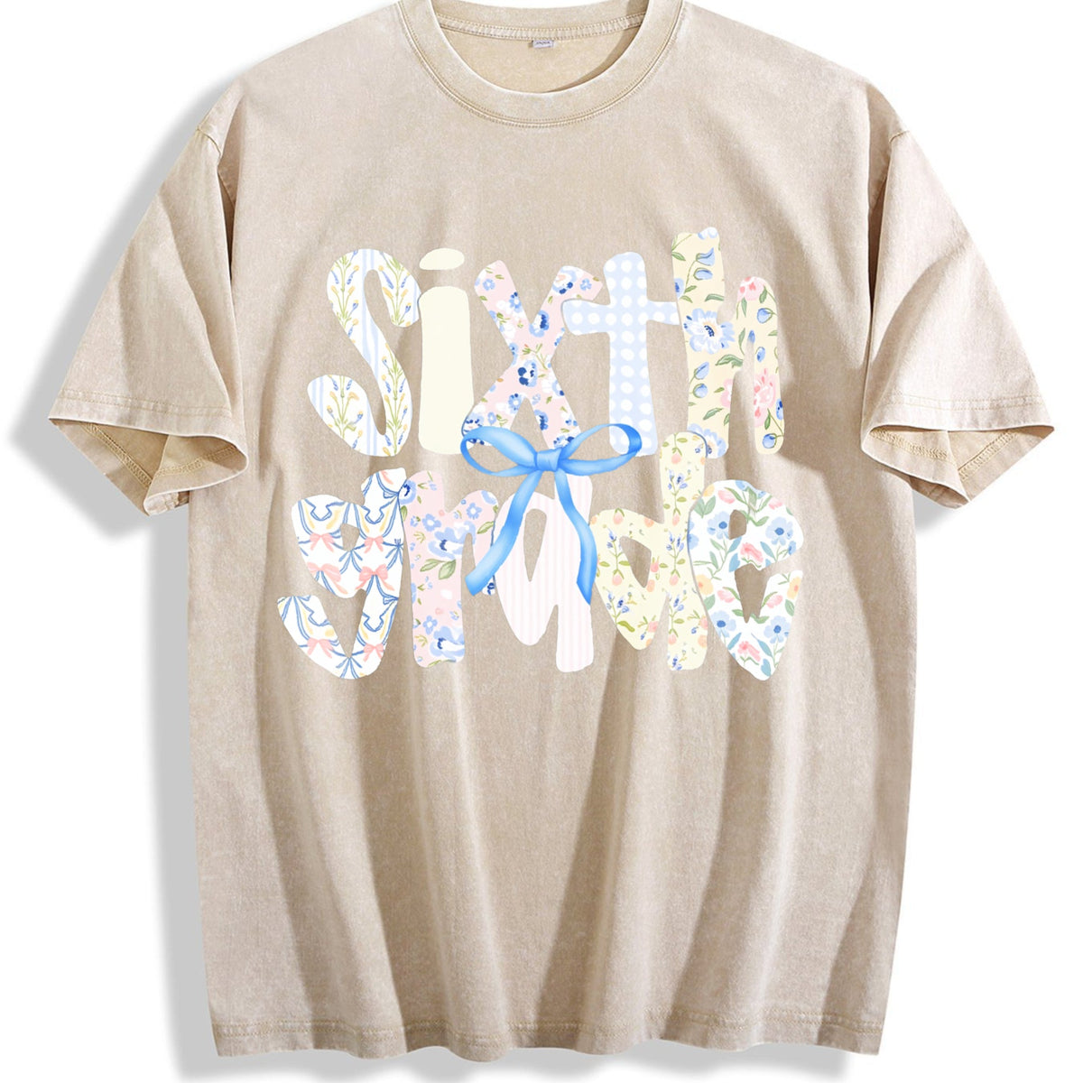 Sixth Grade Teacher Vintage Washed T-Shirt product image 1