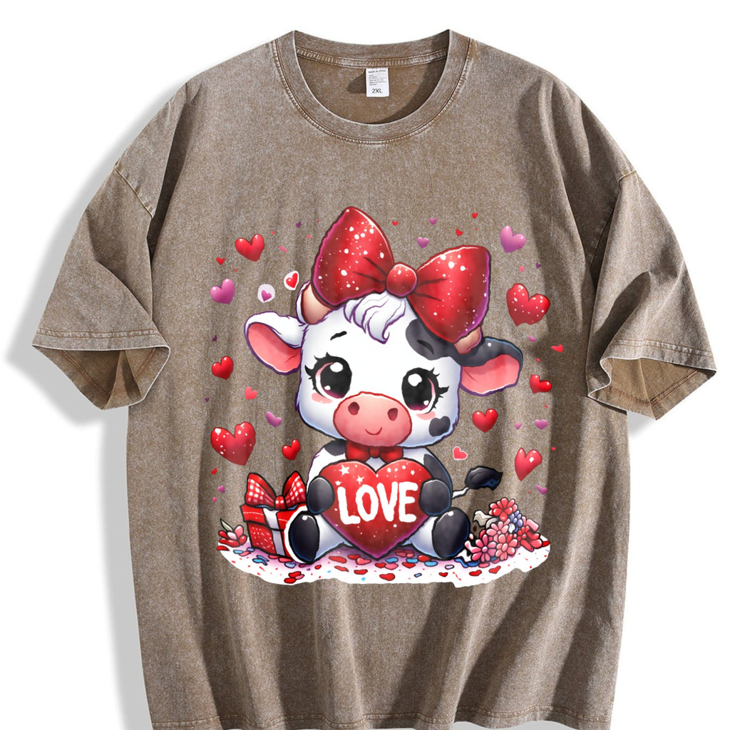 Winter Clothes Cow Wearing Diamond Bow Love Spring Vintage product image 3
