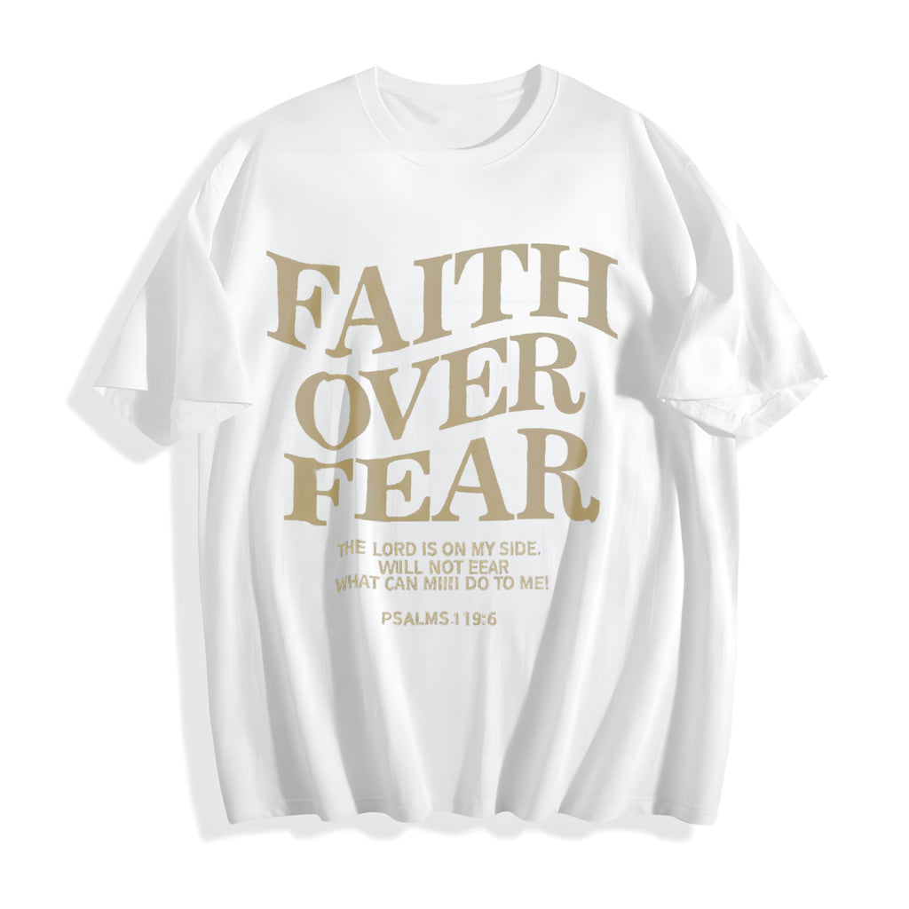 Faith Over Fear 230 Brand Cotton T-Shirt product image 2