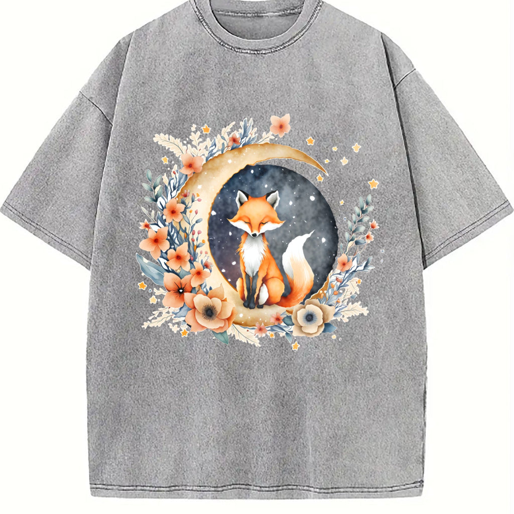 Bohemian - Botanical Floral Vintage Washed T-Shirt product image 5