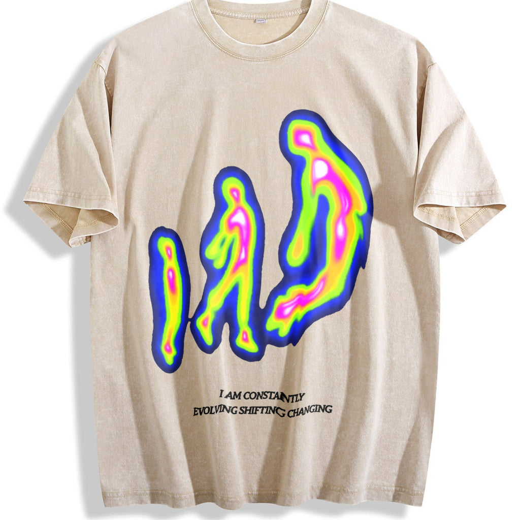 Jumping Fitness Vintage Washed T-Shirt product image 1