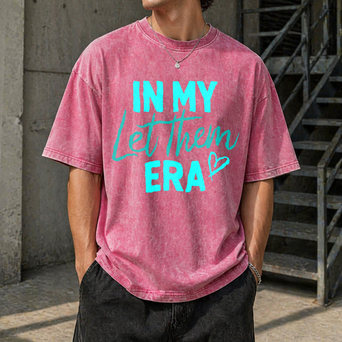In My Let Them Era Vintage Washed T-Shirt product image 7