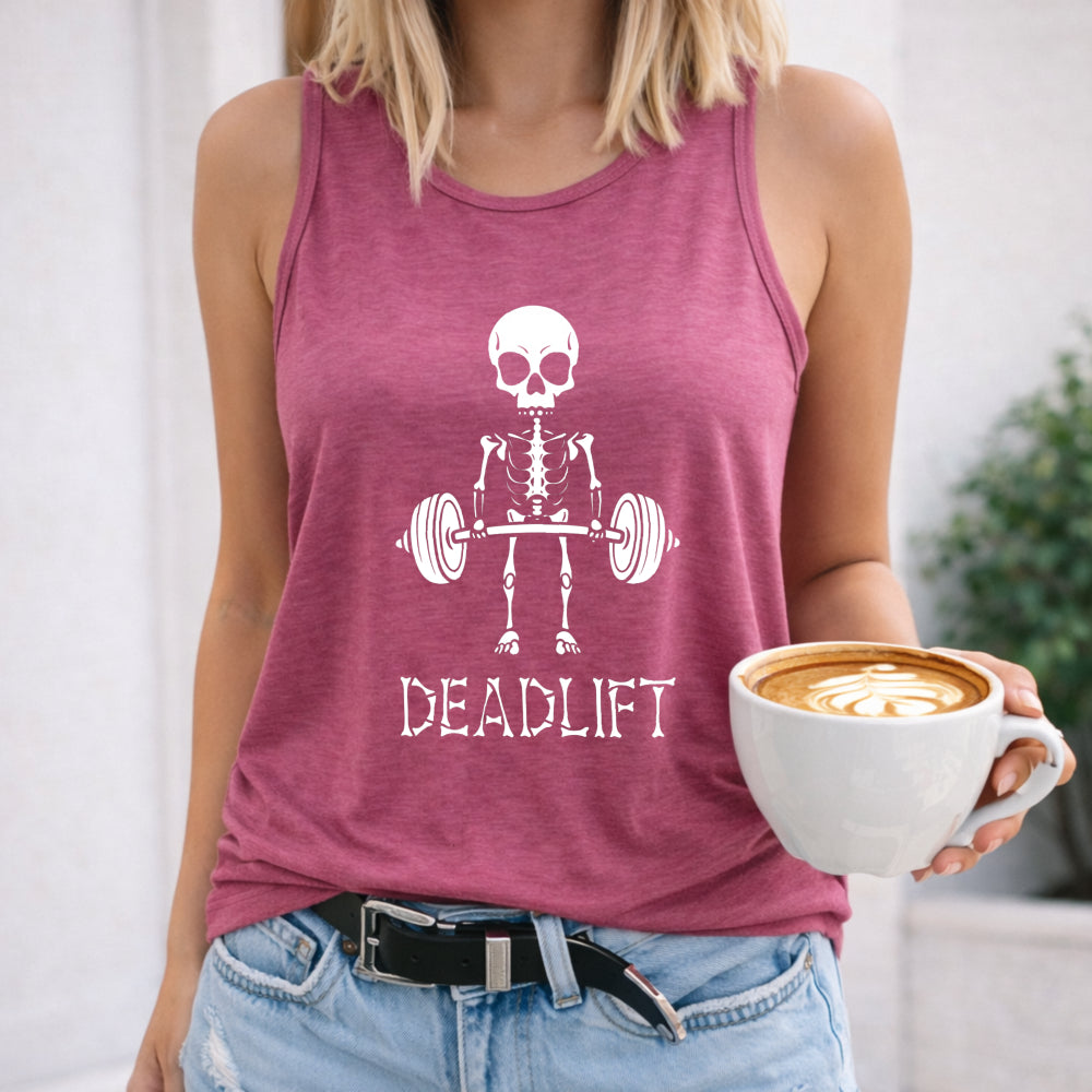 Deadlift Skeleton Gym Women's Tank Top