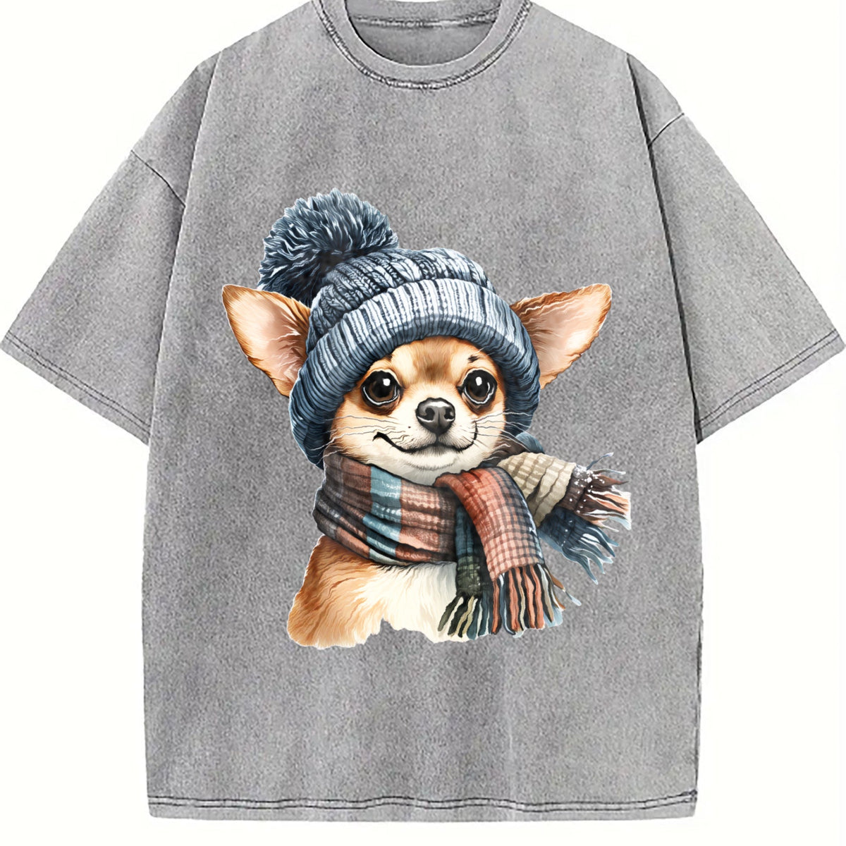 Winter A Chihuahua With Vintage Washed T-Shirt product image 5