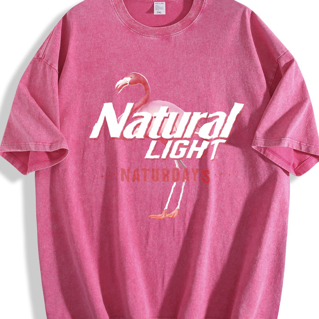 Natural Light Flamingo Vintage Washed T-Shirt product image 7