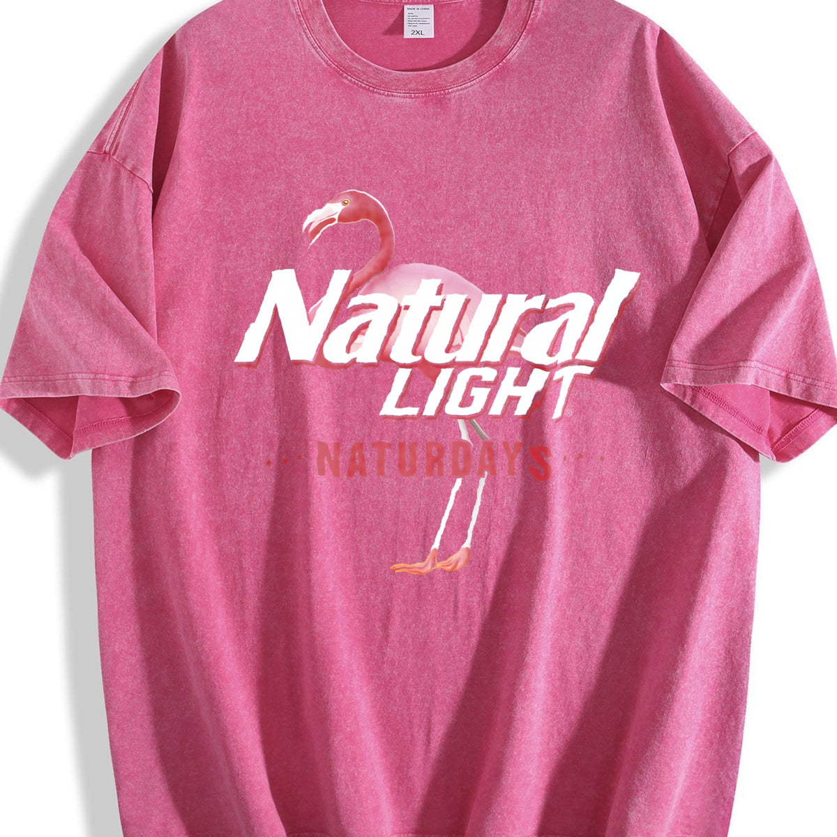 Natural Light Flamingo Vintage Washed T-Shirt product image 7