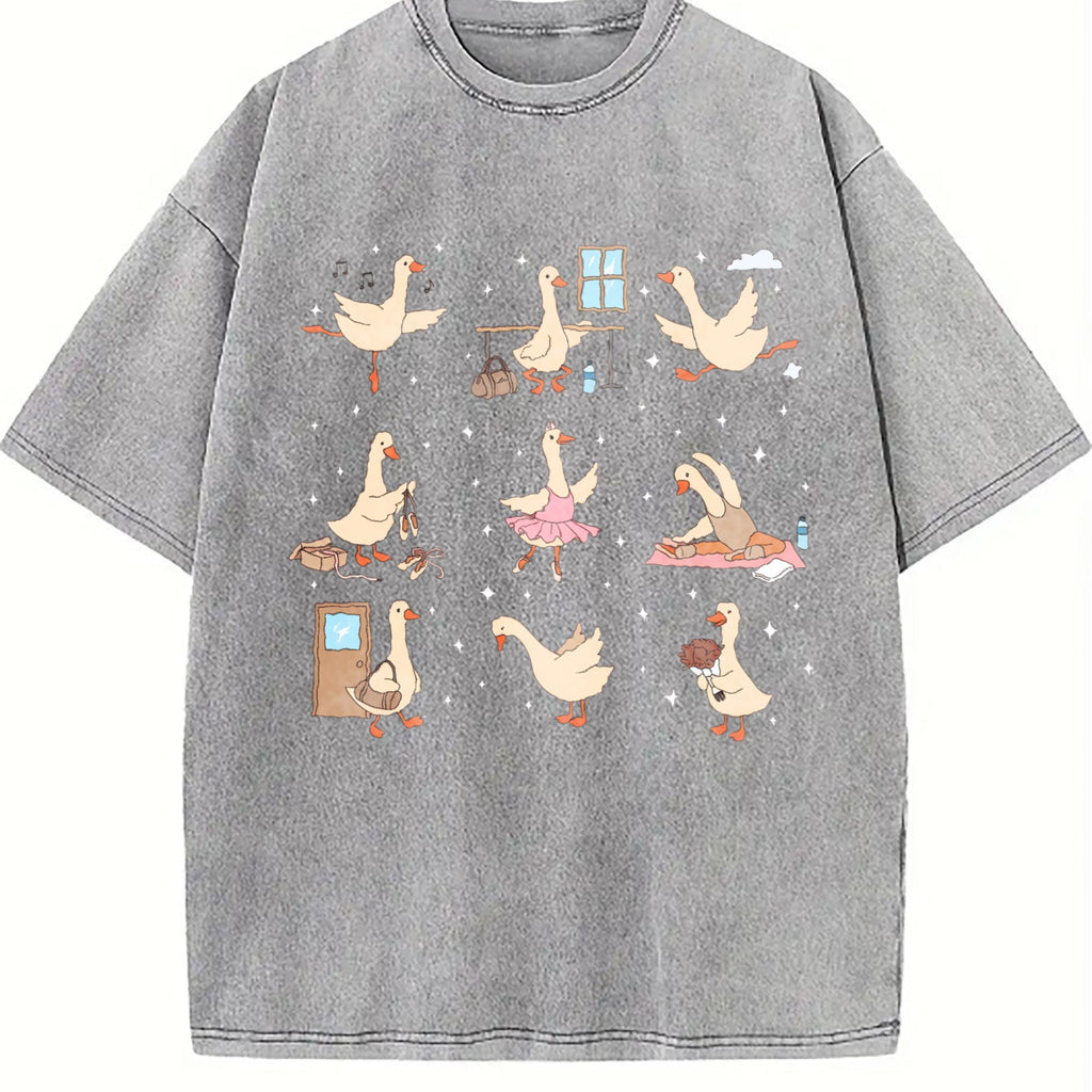 Silly Goose Ballet Vintage Washed T-Shirt product image 4