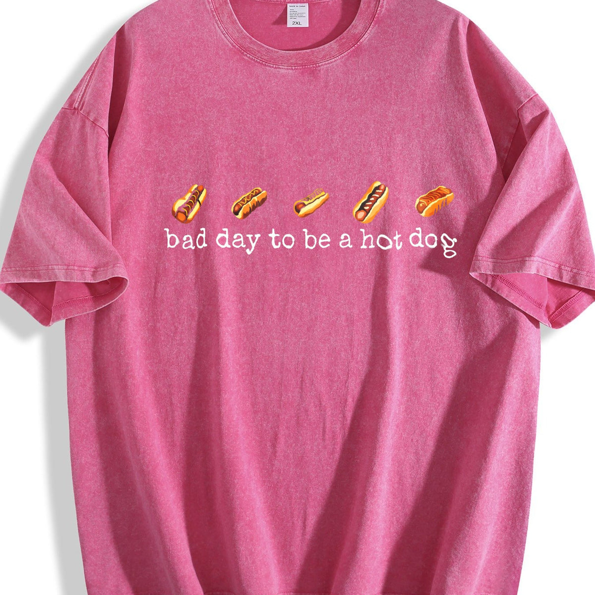 Funny Today Is Not A Good Day For Hot Dogs Vintage Washed product image 5