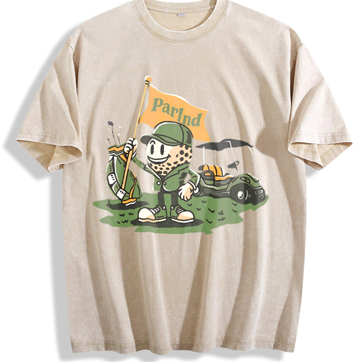 Parlnd Golf Cartoon Character - With Logo Vintage Washed product image 1