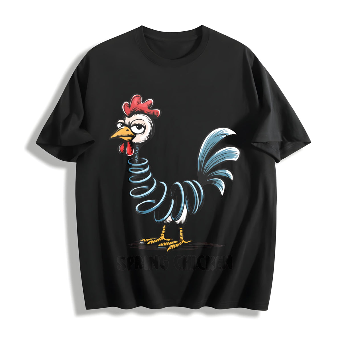 Funny Spring Chicken Cotton T-Shirt product image 1