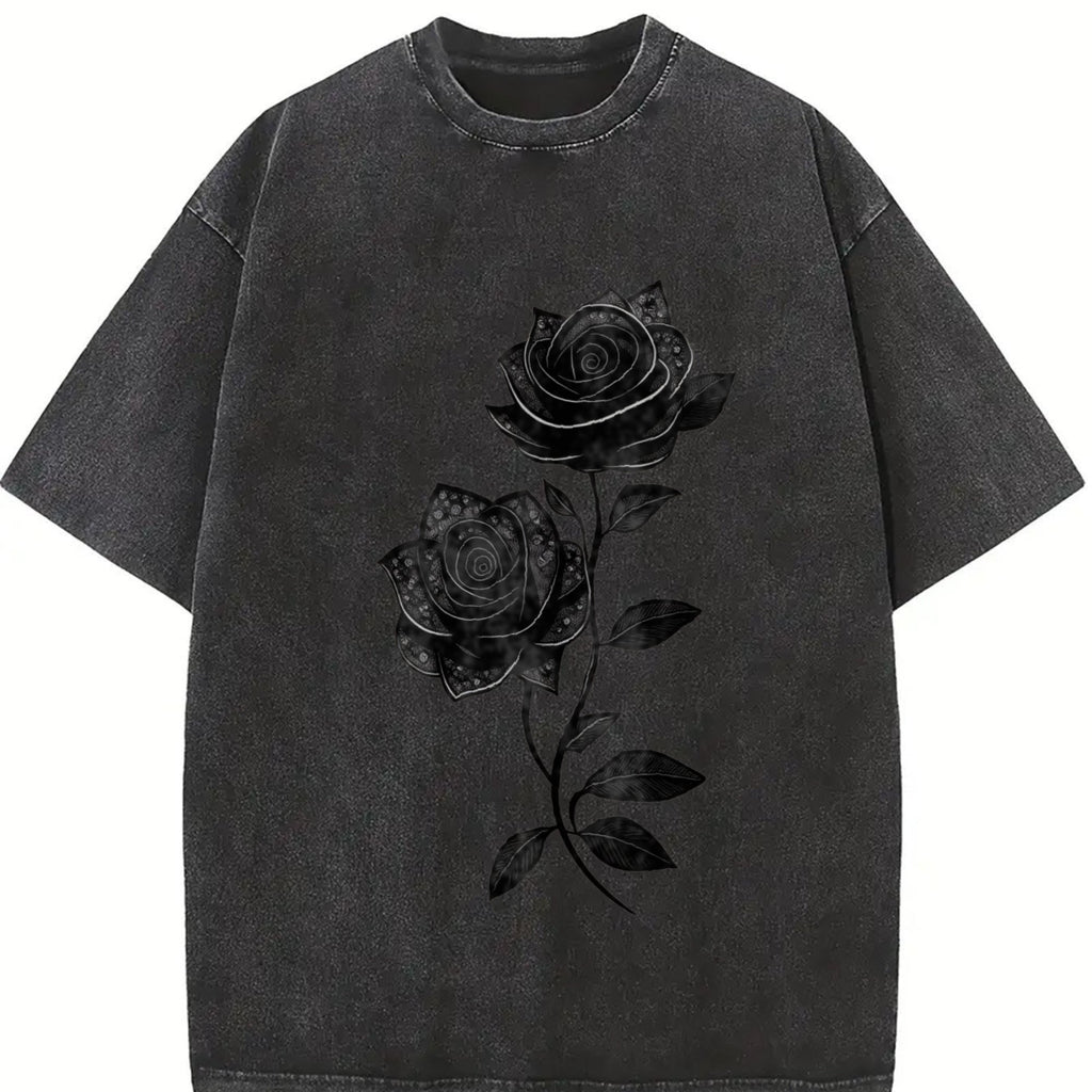 Dark Rose T Vintage Washed T-Shirt product image 2