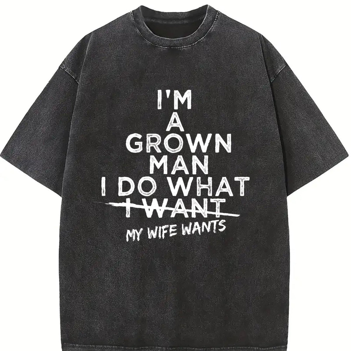 Funny I Do What My Wife Wants Husband From - Black Vintage product image 2