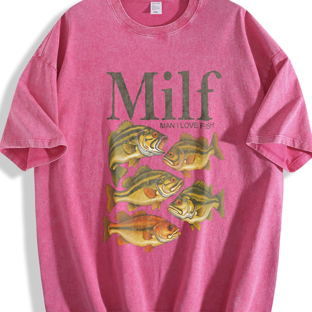 Man I Love Fisht Vintage Washed T-Shirt product image 7