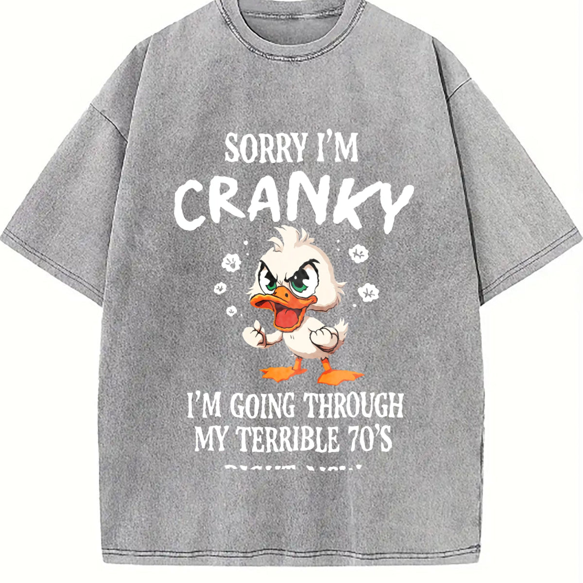 Easter Funny 70s Duck Vintage Washed T-Shirt product image 5