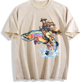 Cowboy Riding Trout Western Fishing Vintage Washed T-Shirt product image 1