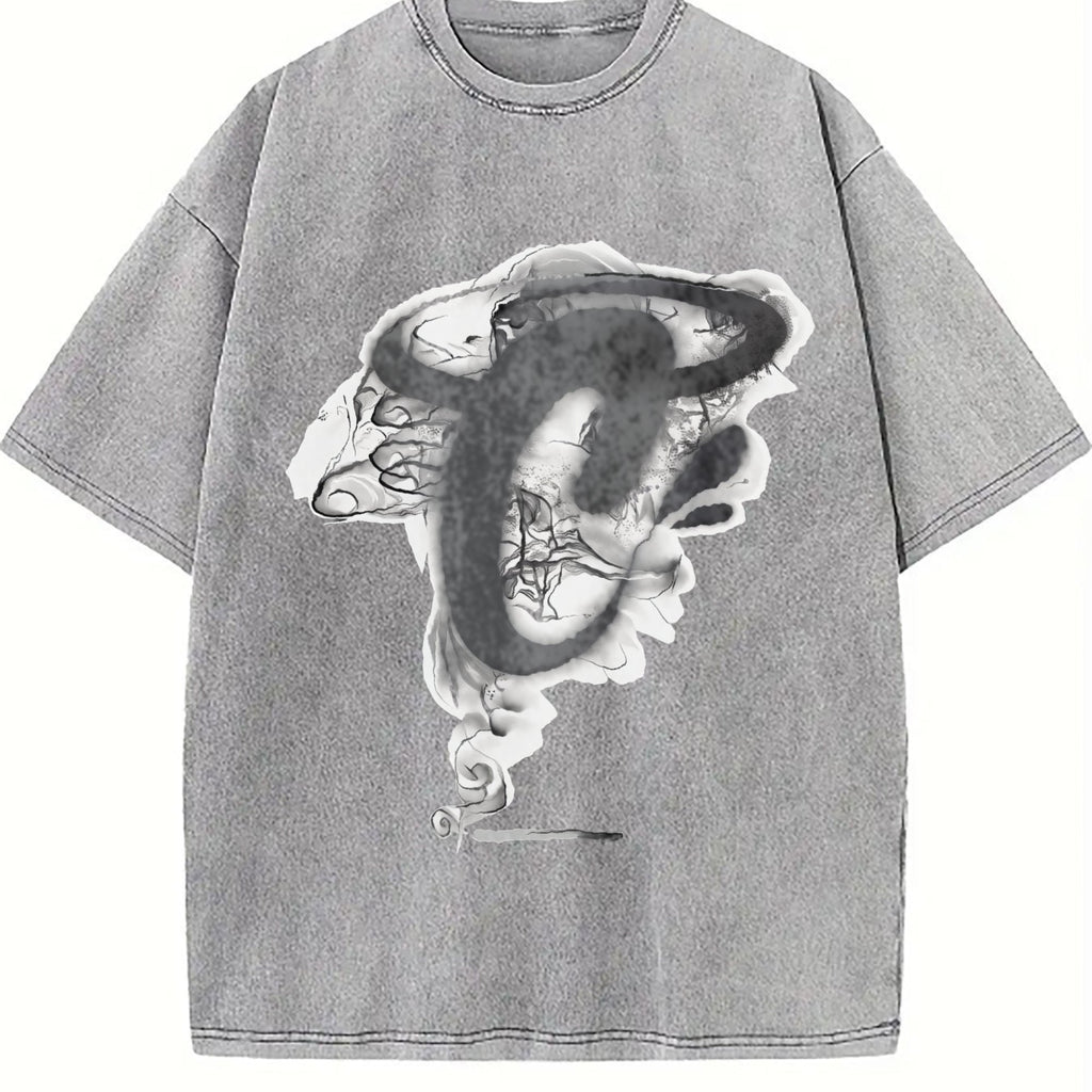 Abstract Vintage Washed T-Shirt product image 4