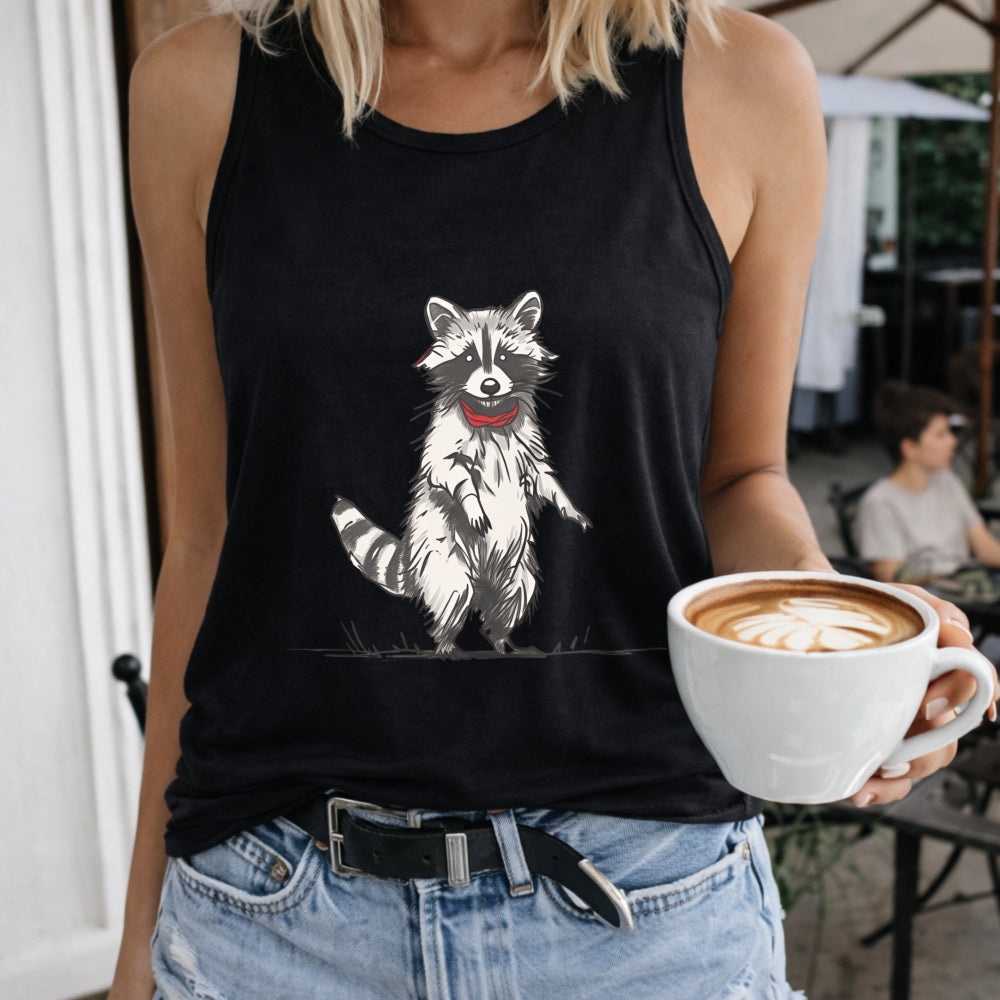 Happy Raccoon Women's Tank Top