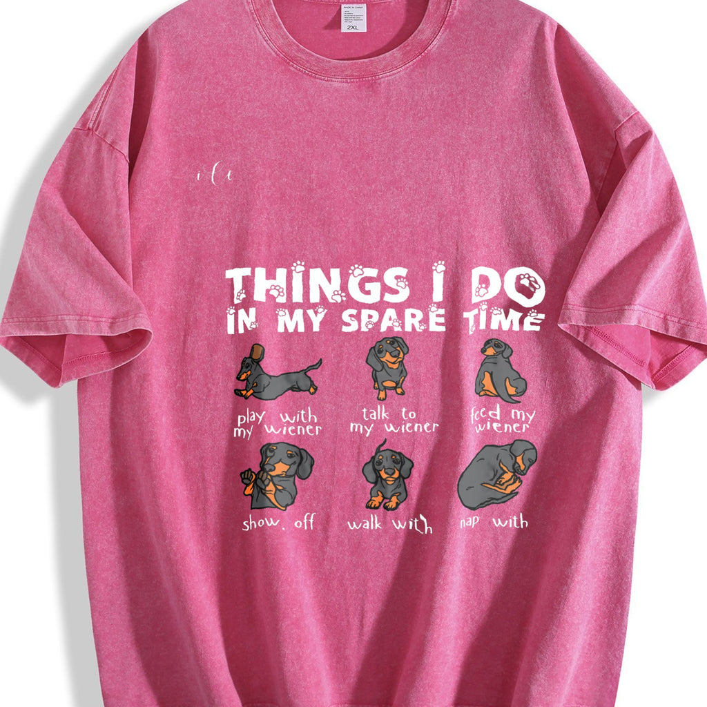 Dachshund Vintage Washed T-Shirt product image 5