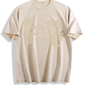 Abstract Face Summer Shoulder Sleeve Extra Large Pure product image 1