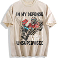 In My Defense I Was Left Unsupervised Funny Classic Vintage product image 1