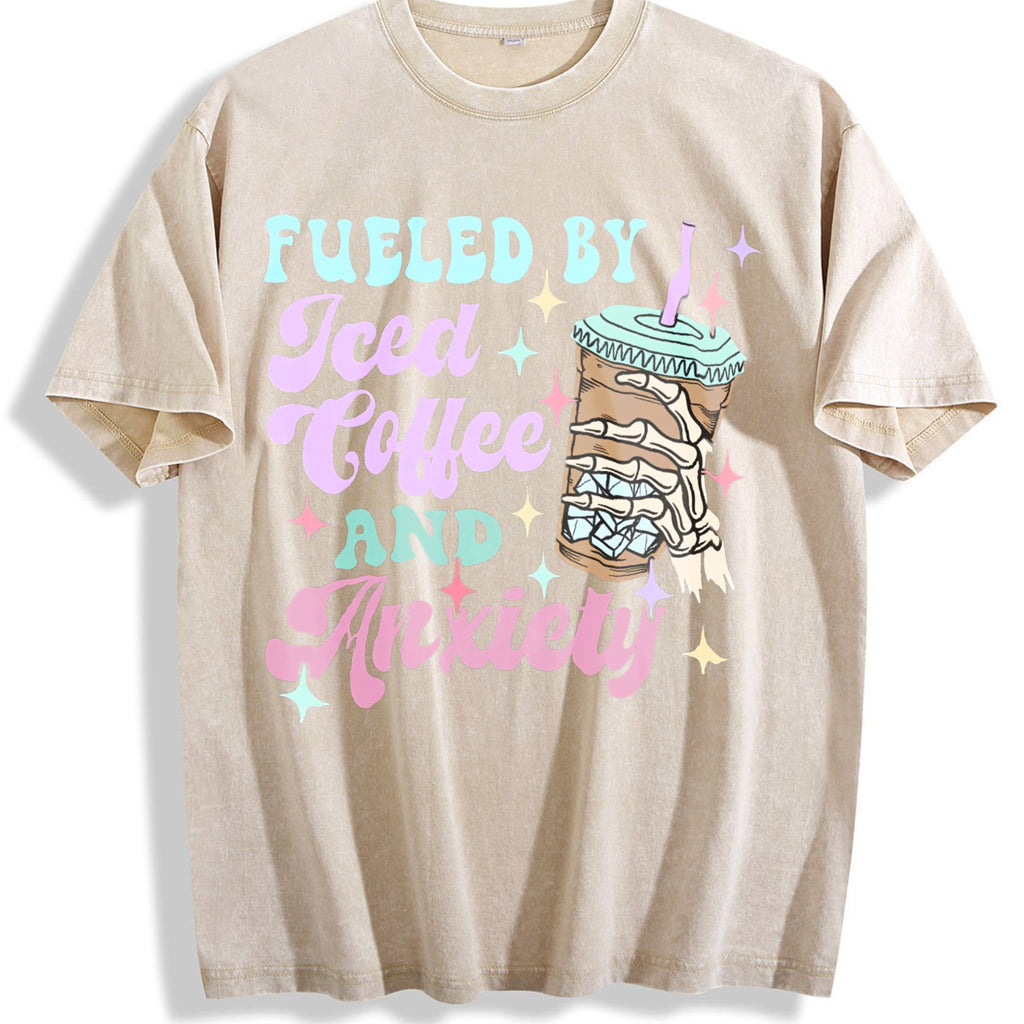 Iced Coffee & Anxiety Mental Awareness - With Vintage product image 1