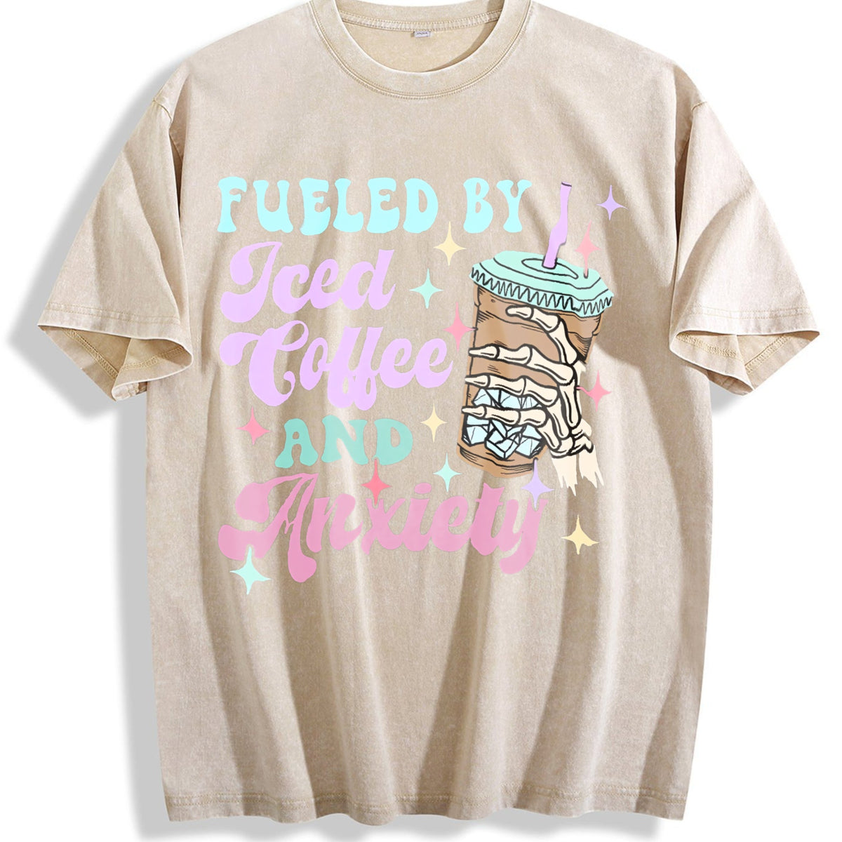 Iced Coffee & Anxiety Mental Awareness - With Vintage product image 1