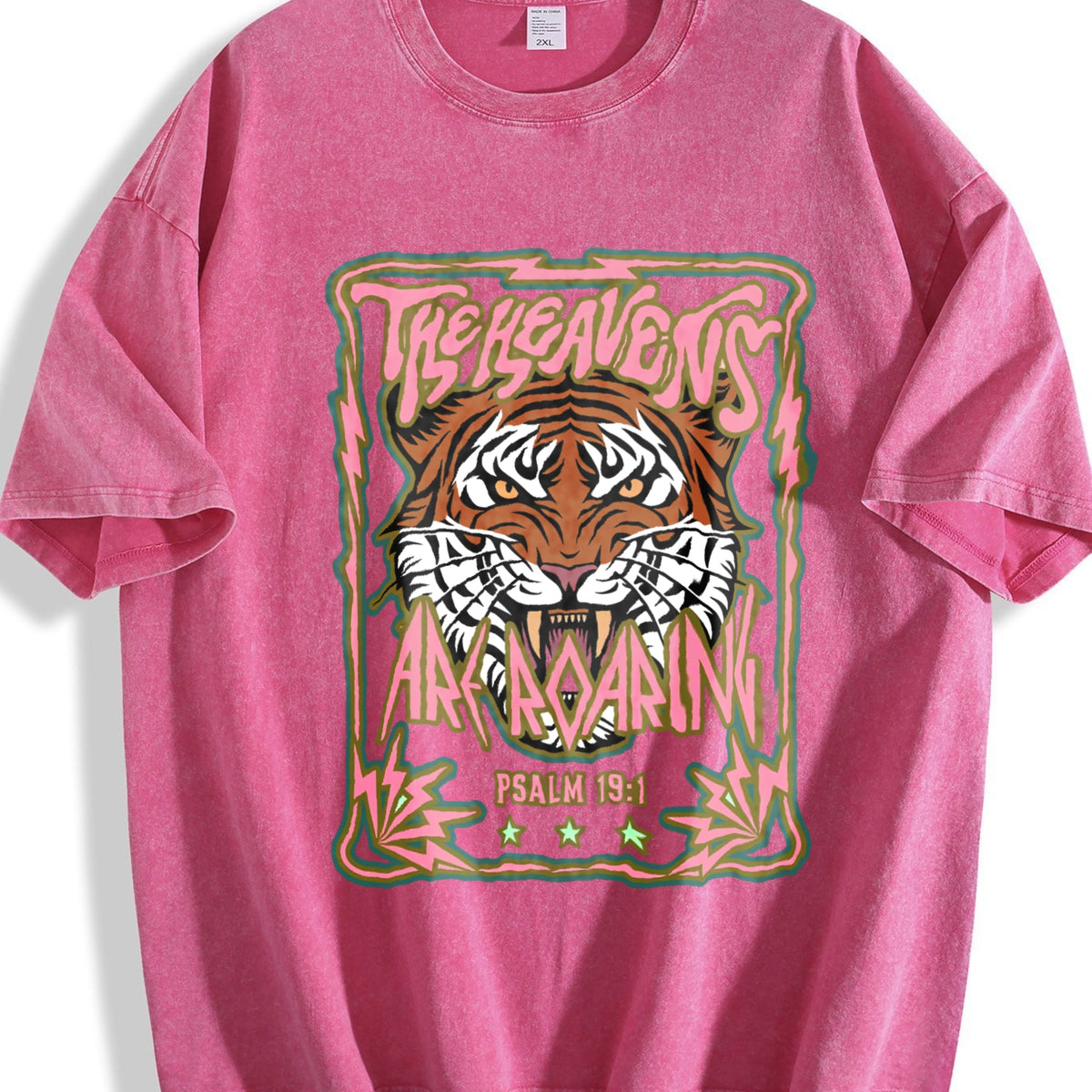 Tiger Head 100 Vintage Washed T-Shirt product image 5