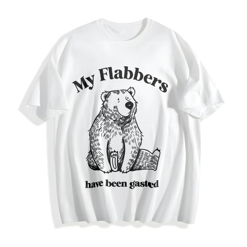 Flabbergasted Bear Funny Cotton T-Shirt product image 2