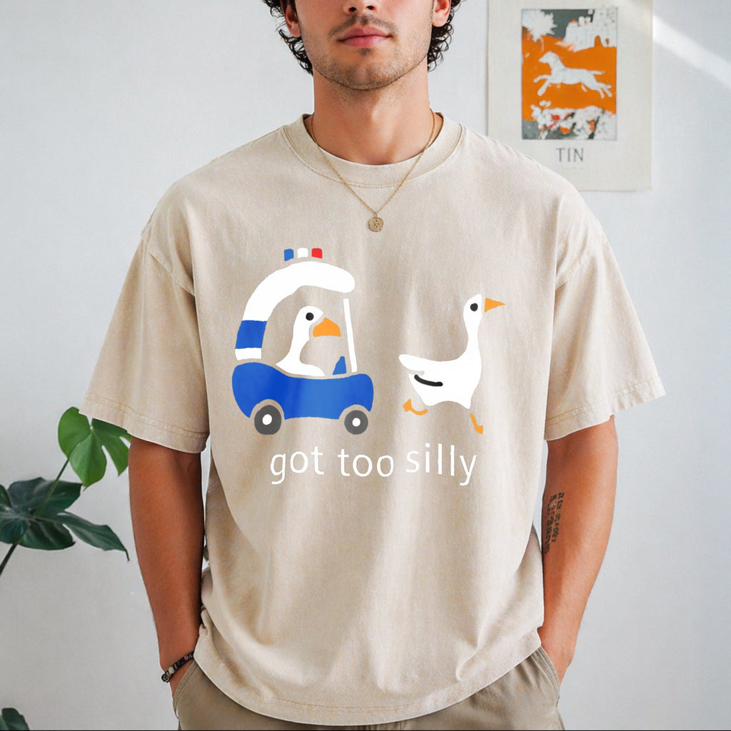 Got Too Silly Goose Funny Cute For Ducks Car Summer Vintage product image 1