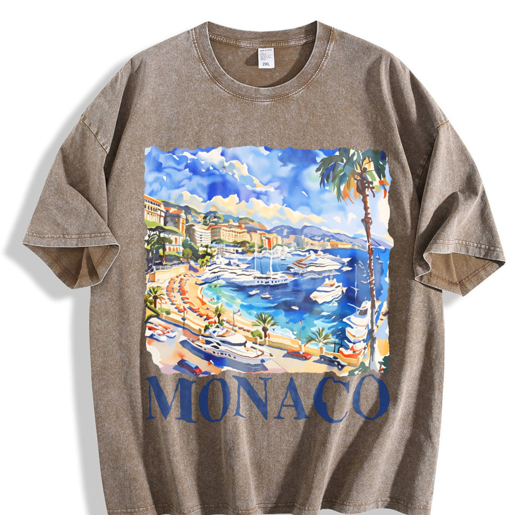 Monaco Italy Vintage Washed T-Shirt product image 3