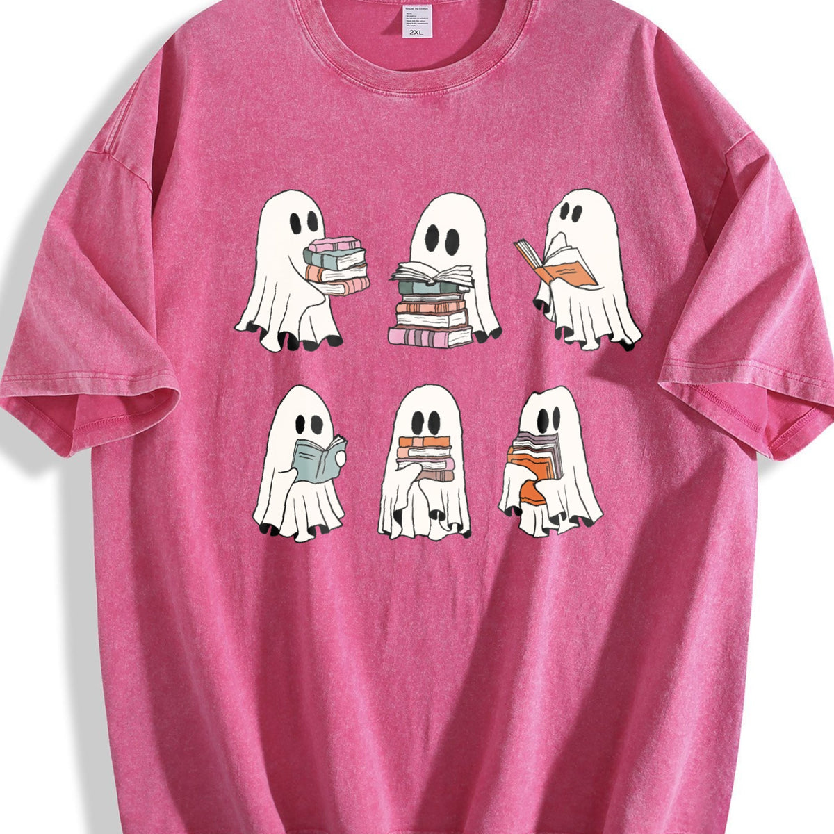Ghost Reading Vintage Washed T-Shirt product image 5