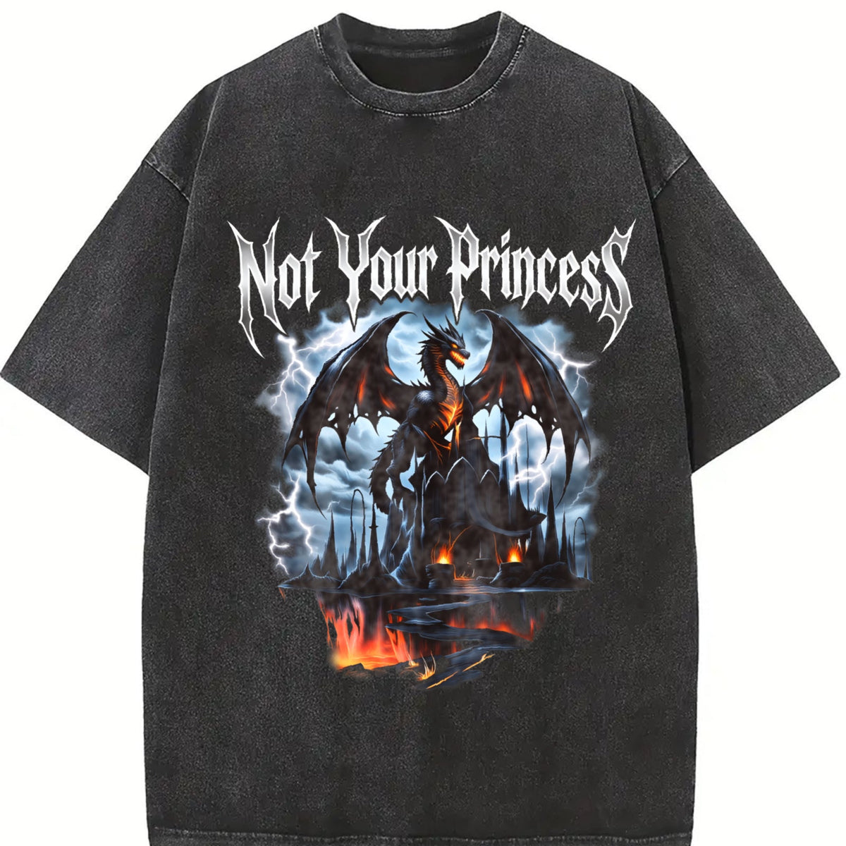 Not Your Princess 90s Vintage Washed T-Shirt product image 2