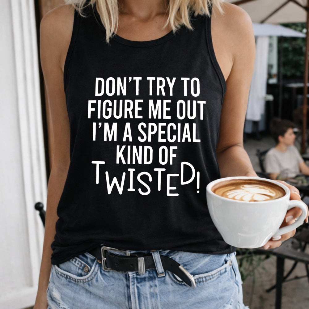 Don't Try To Figure Me Out Women's Tank Top