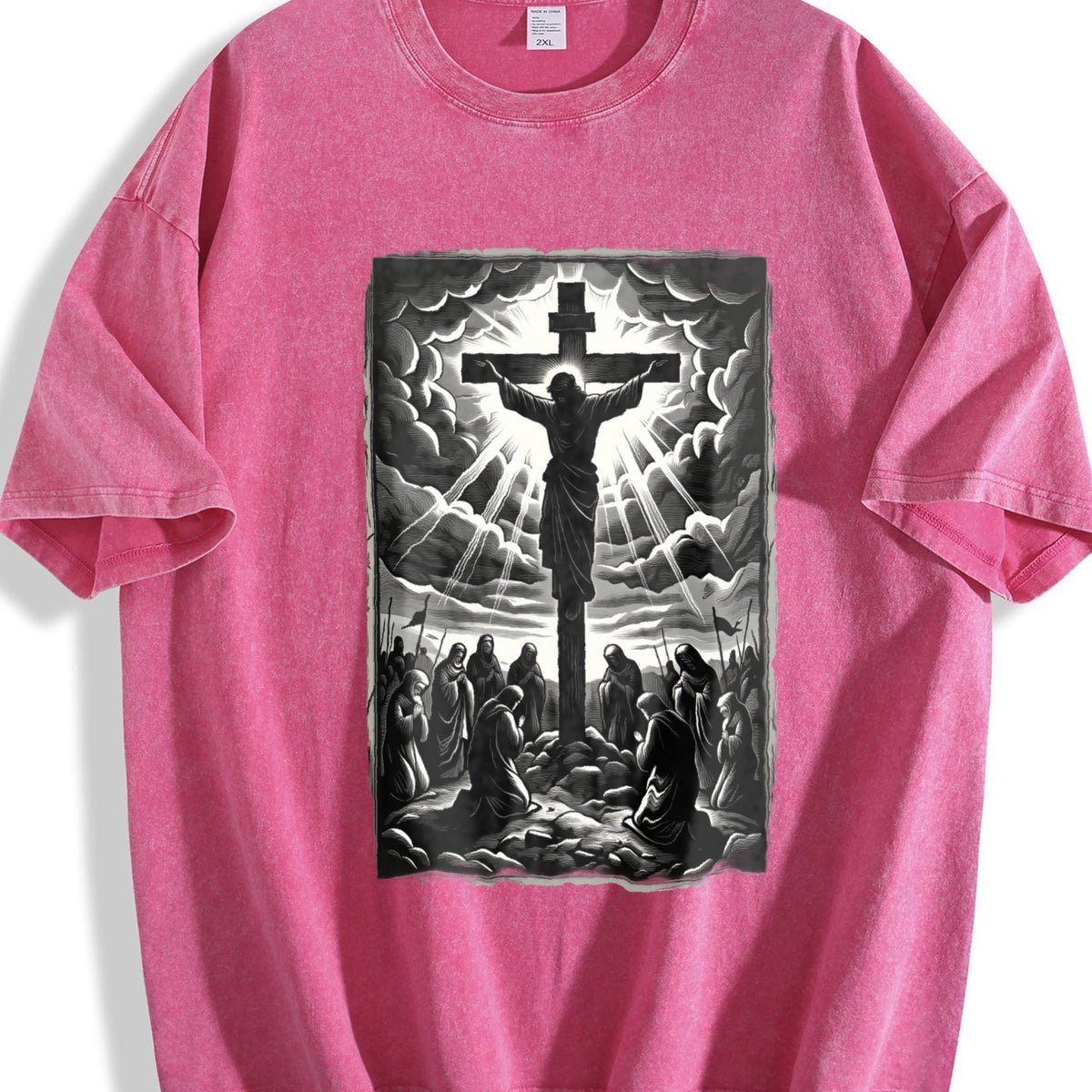 Hip-hop Vintage Washed T-Shirt product image 5