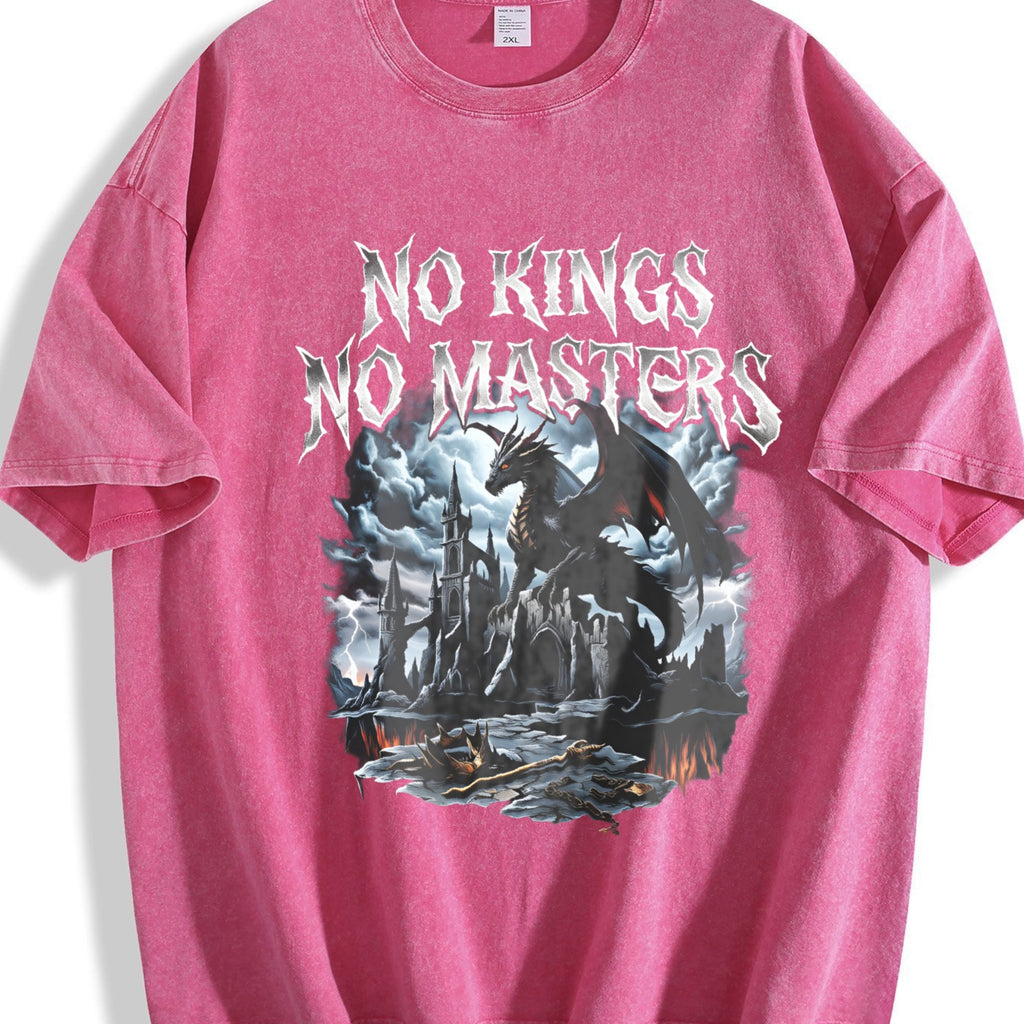 No Kings No Masters 90s Vintage Washed T-Shirt product image 7