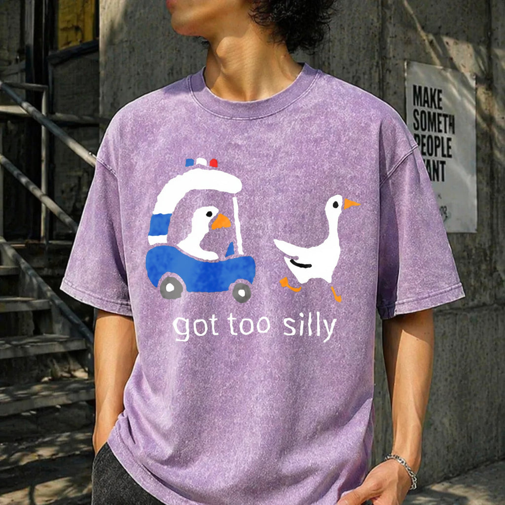 Got Too Silly Goose Funny Cute For Ducks Car Summer Vintage product image 6