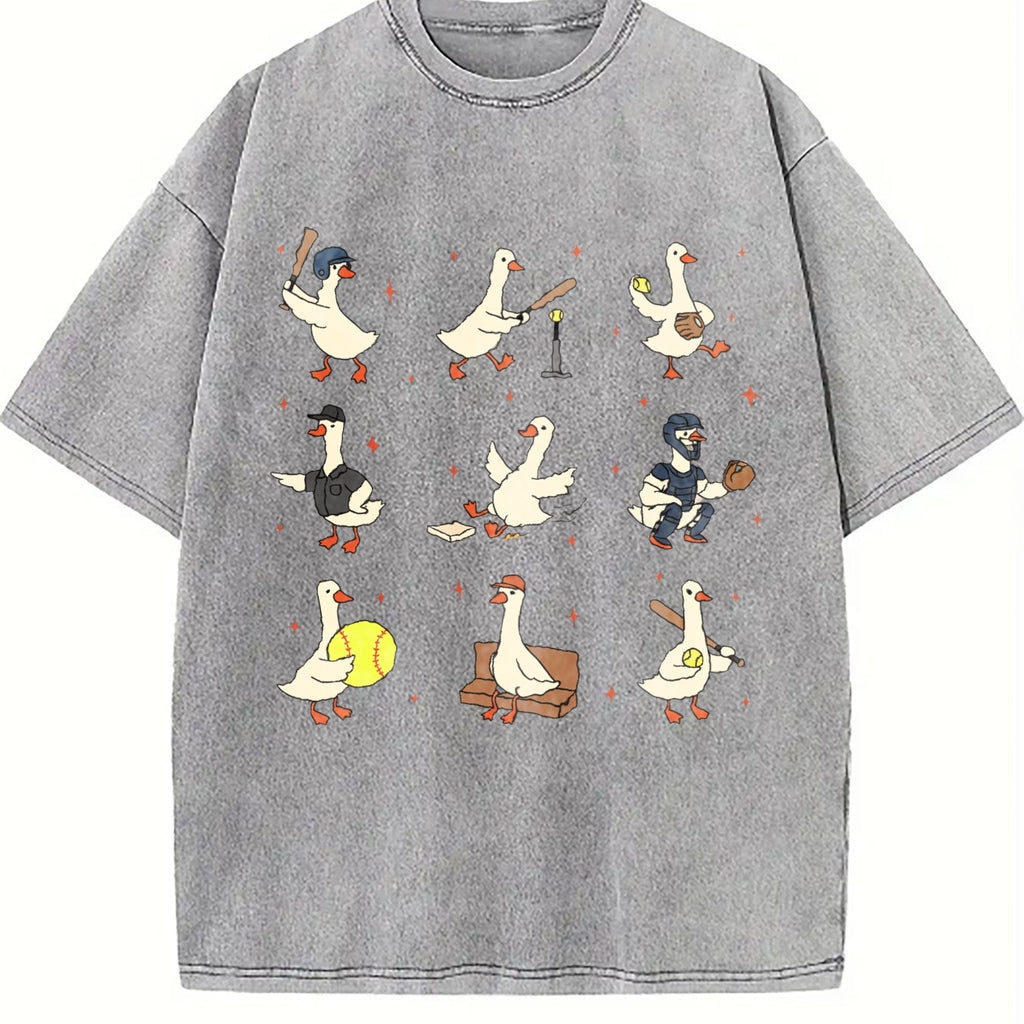 Silly Goose Softball Vintage Washed T-Shirt product image 4
