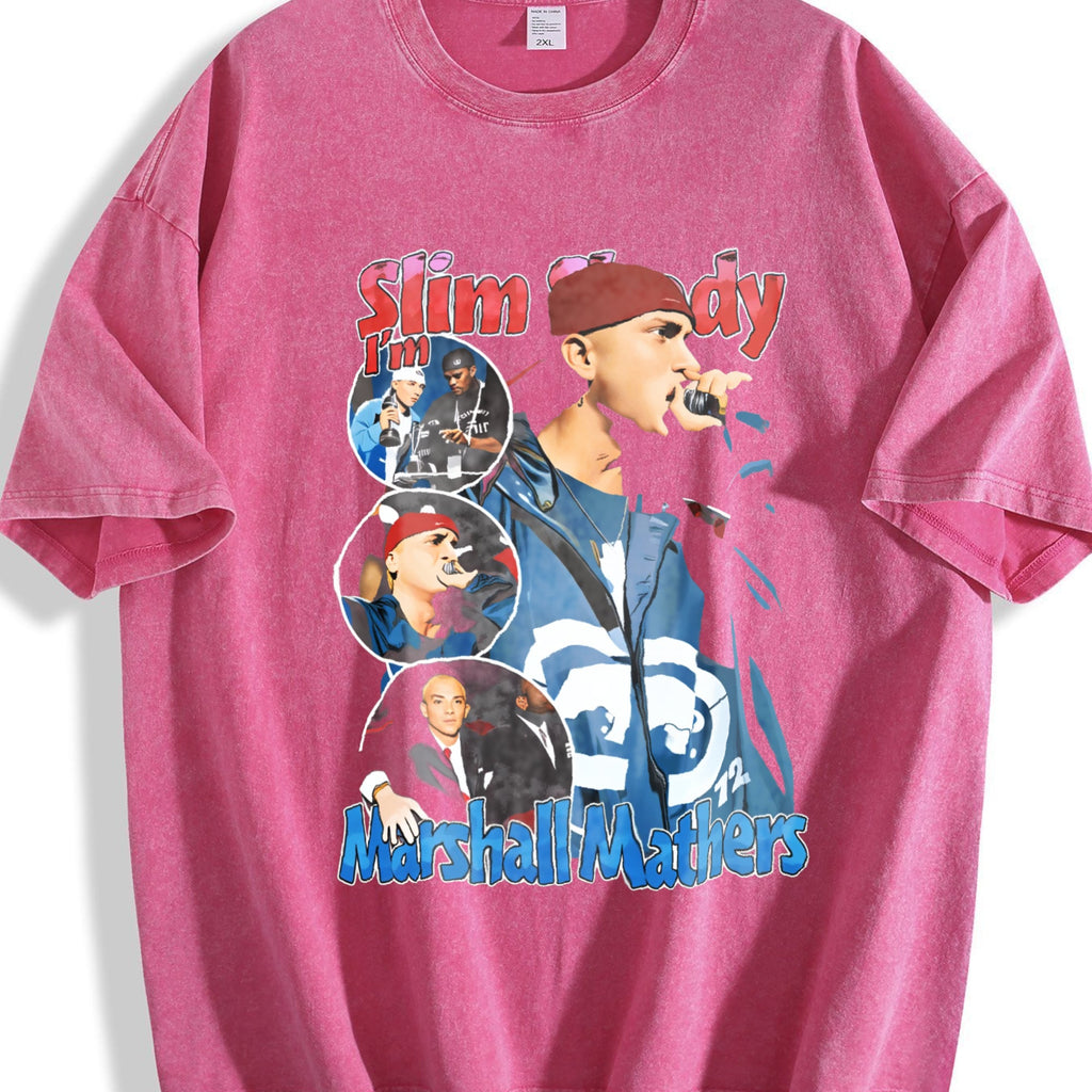 Slim Shady Marshall Mathers Vintage Washed T-Shirt product image 7